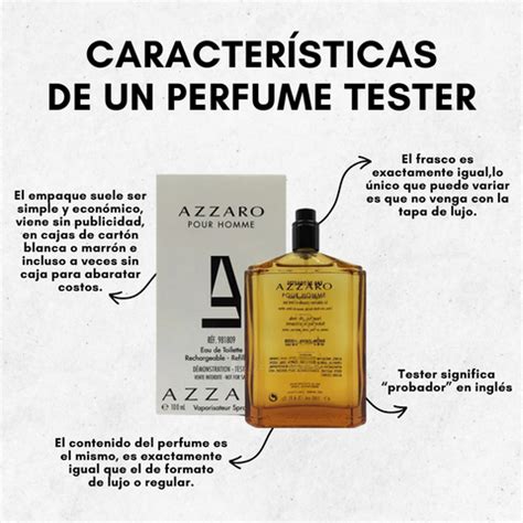 diferencia entre un perfume original y un tester